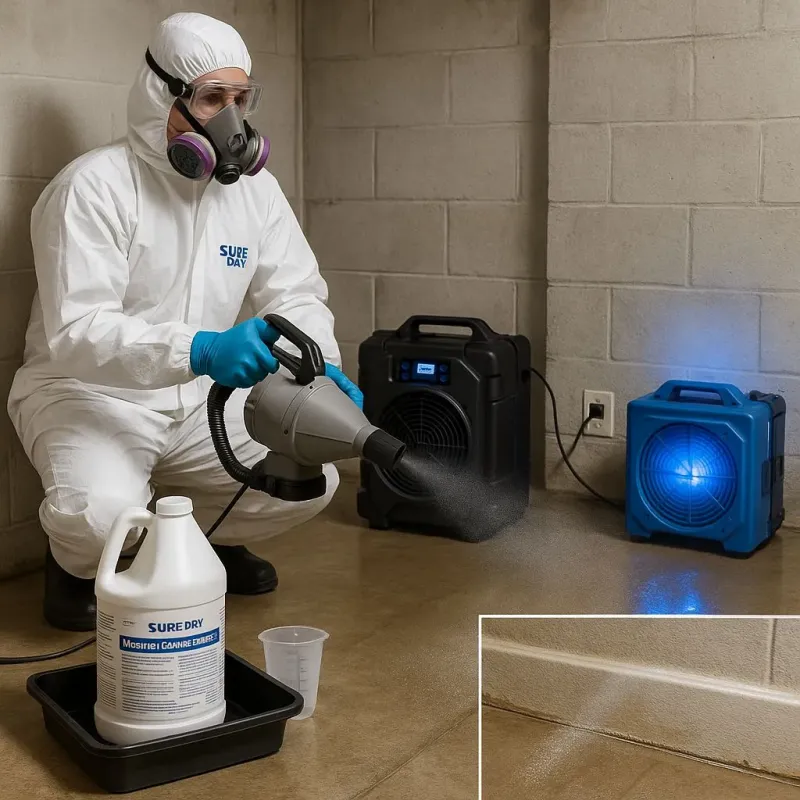Sanitization and Odor Removal process in Meadow Woods, FL